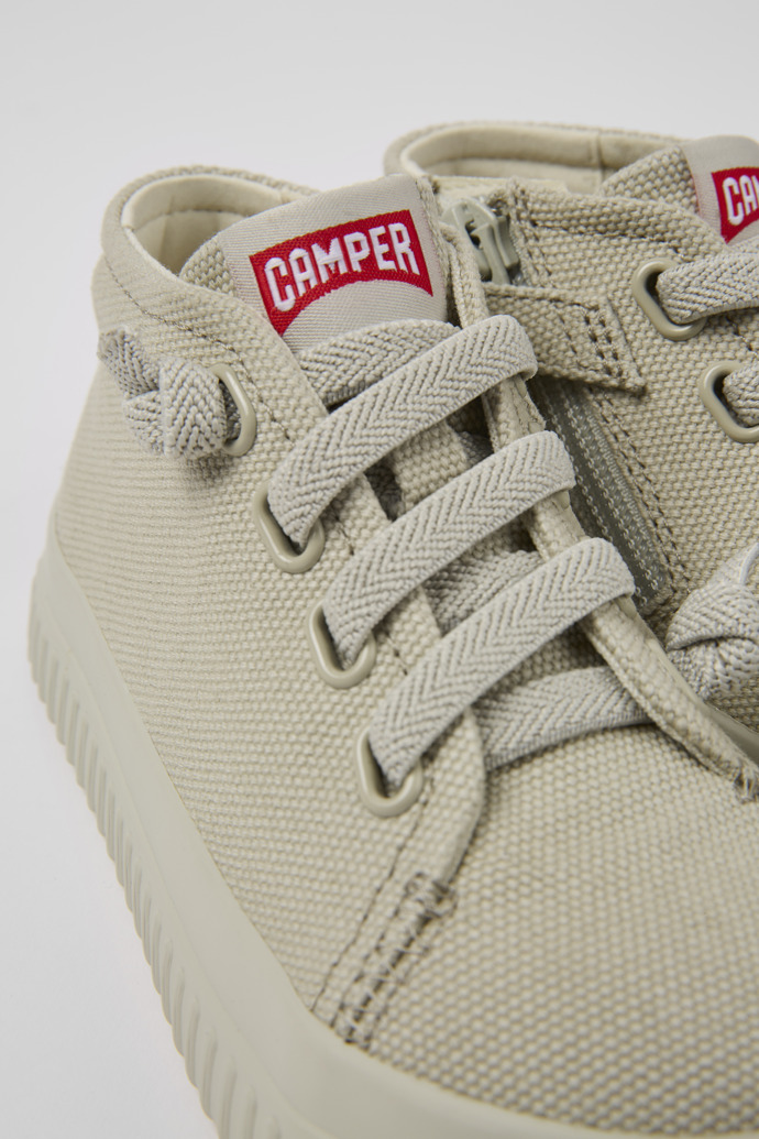 Neu Eingetroffen Camper Peu Roda - Grauer Kindersneaker aus Textil