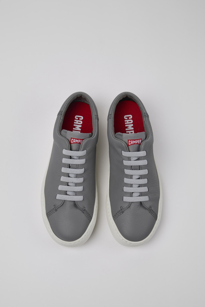 Neu Eingetroffen Camper Peu Touring - Grauer Ledersneaker für Damen