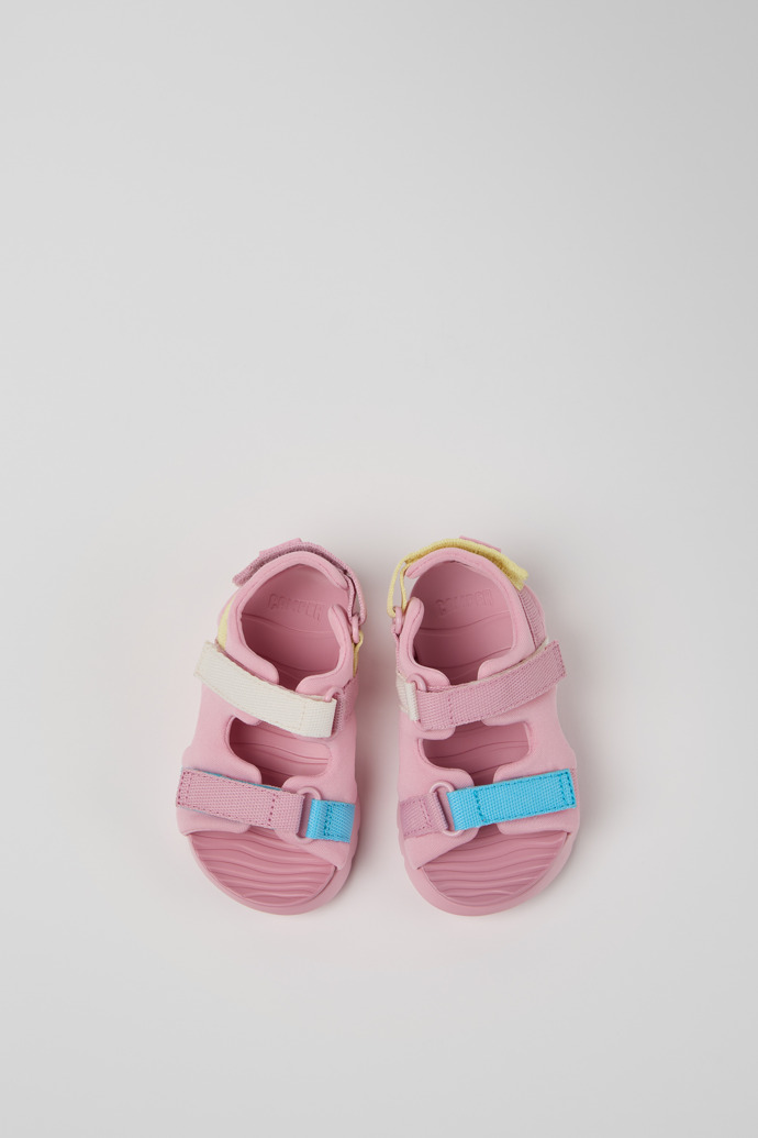 Neu Eingetroffen Camper Twins - Mehrfarbige Kindersandalen aus Textil.