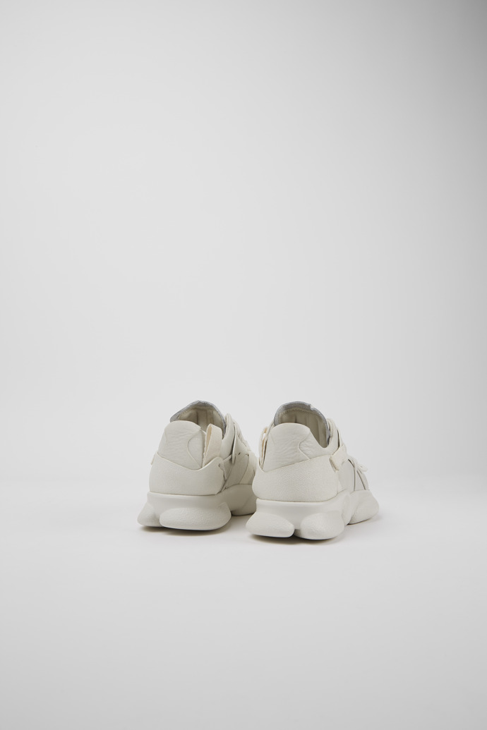 Neu Eingetroffen Camper Karst - Weißer Damensneaker aus ungefärbtem Leder