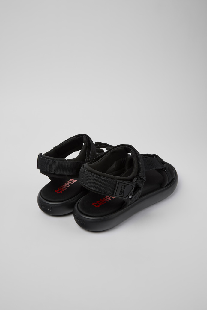 Neu Eingetroffen Camper Pelotas Flota - Schwarze Herrensandalen aus Textil