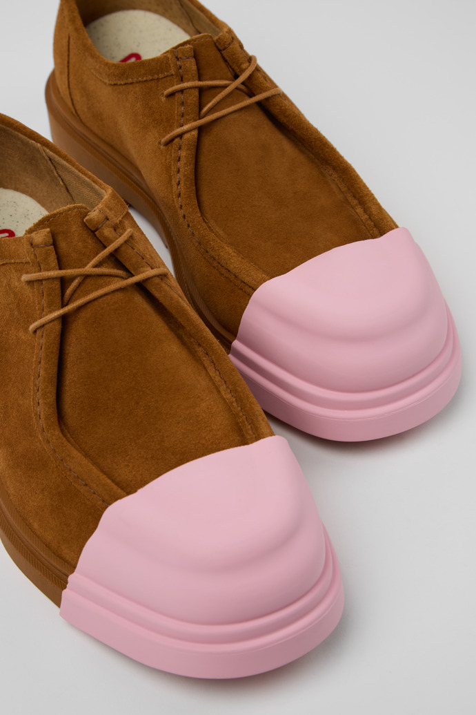 Neu Eingetroffen Camper Junction - Brauner Herrenschuh aus Nubukleder.