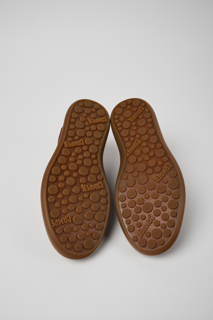 Neu Eingetroffen Camper Pelotas Soller - Weinroter Damensneaker aus Nubukleder/Leder