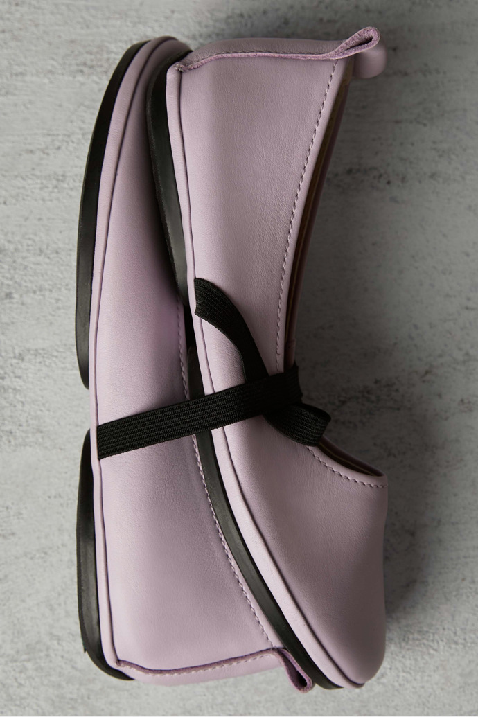 Neu Eingetroffen Camper Right - Violette Mary Jane-Lederschuhe für Damen