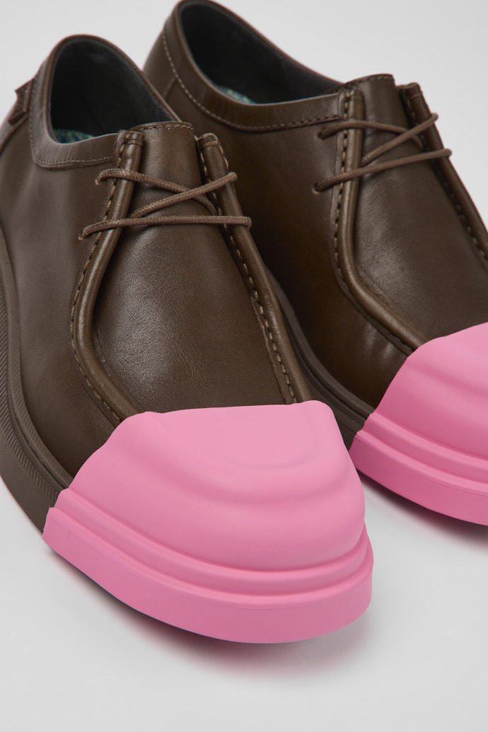 Neu Eingetroffen Camper Junction - Brauner Herrenschuh aus Leder.
