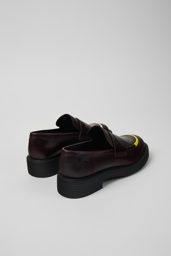 Neu Eingetroffen Camper Twins - Weinroter Damenloafer aus Leder