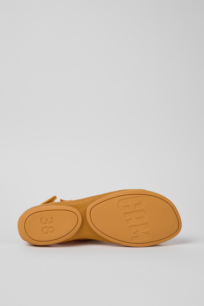 Neu Eingetroffen Camper Right - Orange Damensandalen aus Textil/Leder