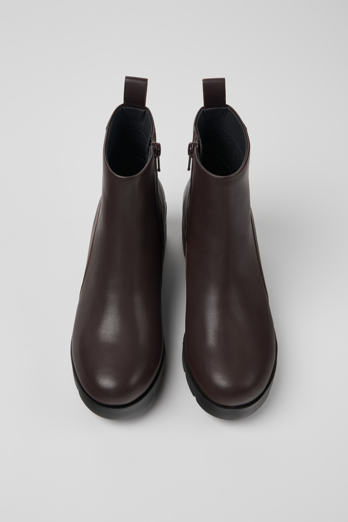 Neu Eingetroffen Camper Wanda - Braune Lederstiefelette für Damen.