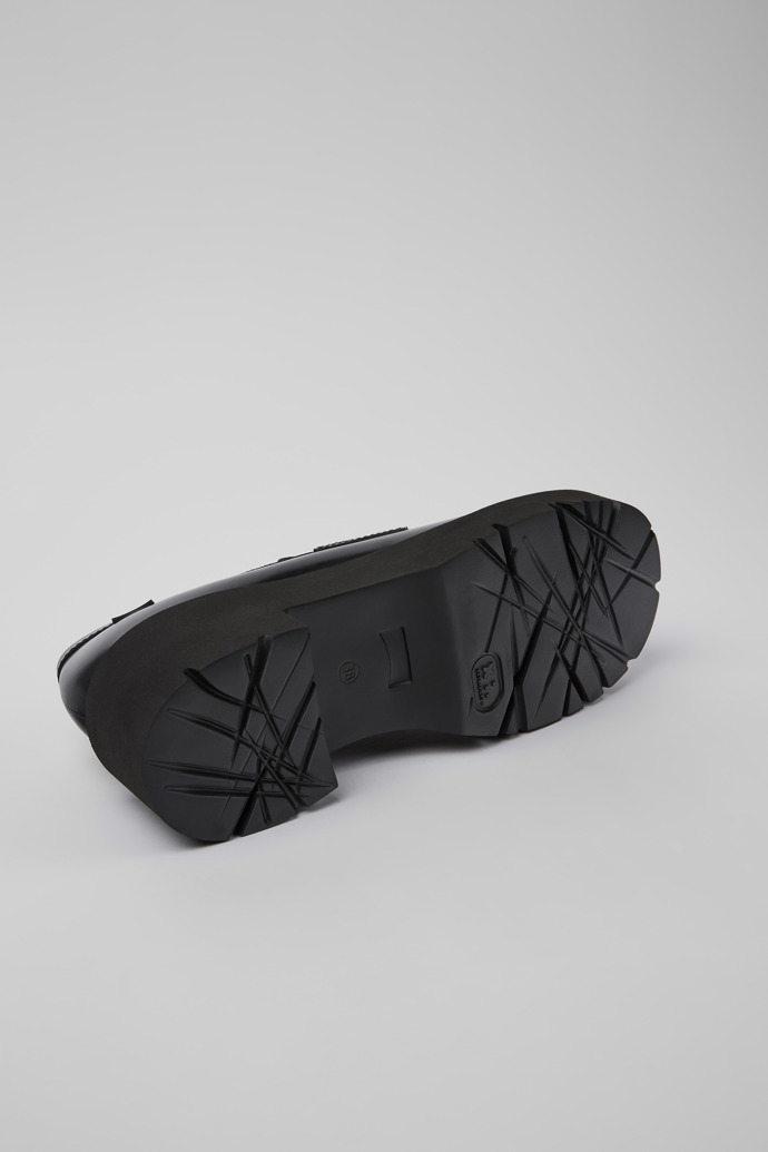 Neu Eingetroffen Camper Milah - Schwarze Ledermokassins für Damen.