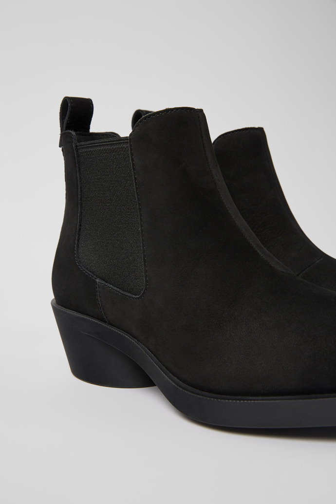 Neu Eingetroffen Camper Bonnie - Schwarze Damenstiefelette aus Nubukleder