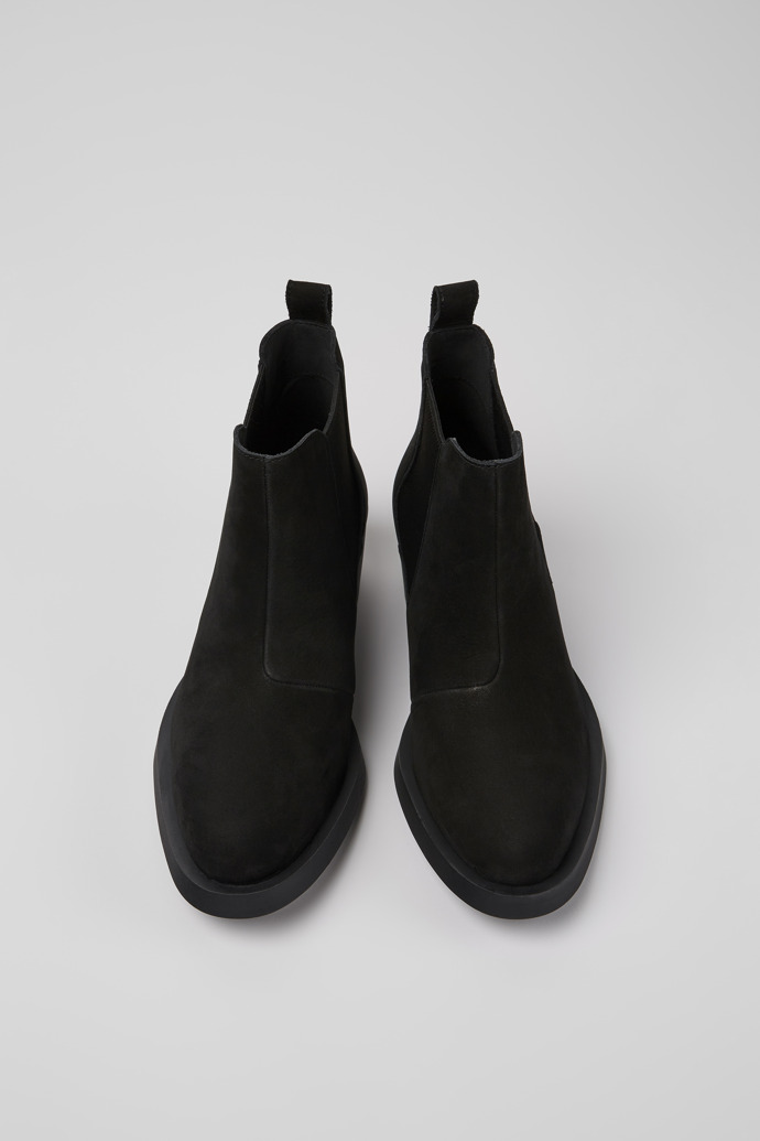 Neu Eingetroffen Camper Bonnie - Schwarze Damenstiefelette aus Nubukleder
