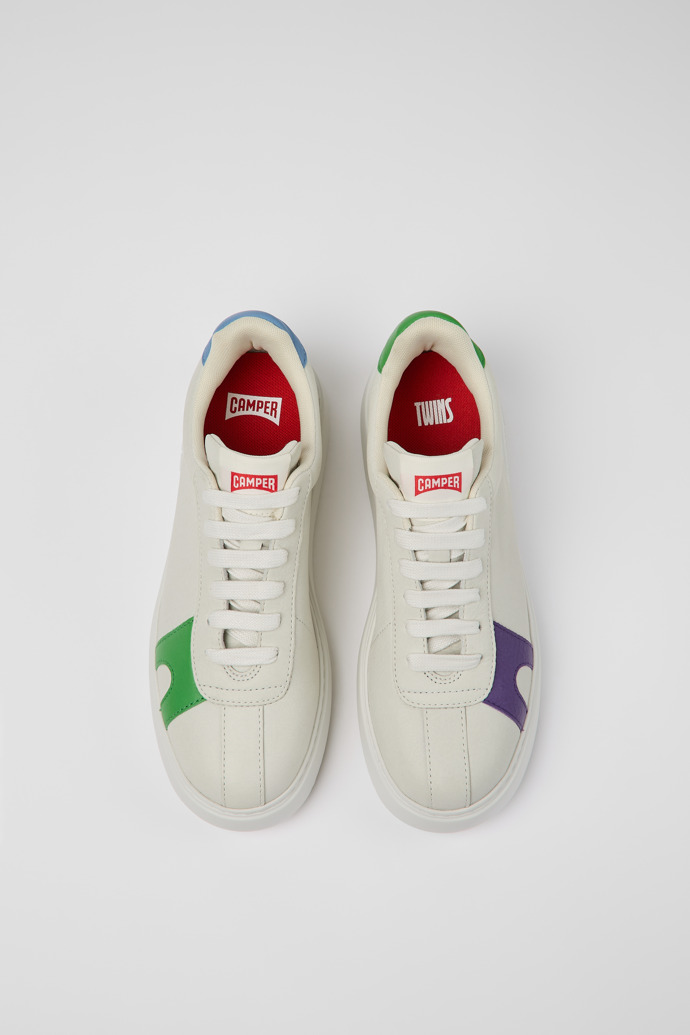 Neu Eingetroffen Camper Twins - Weiße Ledersneaker für Damen