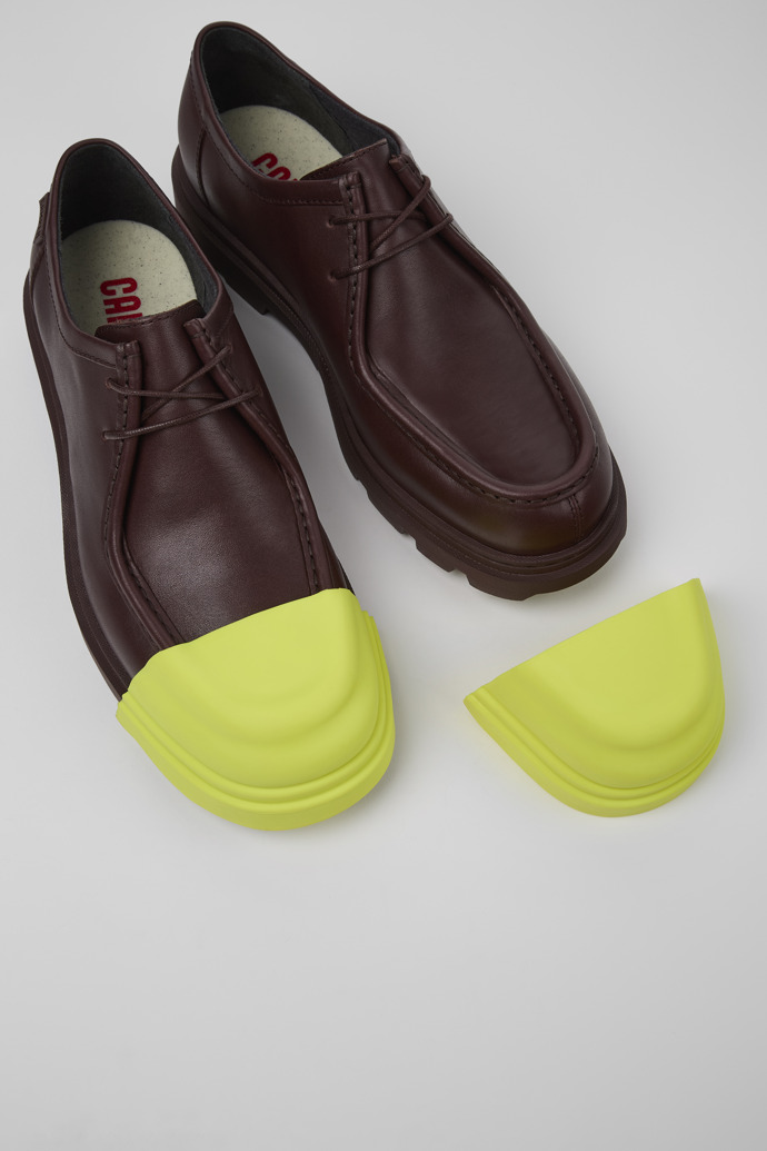 Neu Eingetroffen Camper Junction - Weinroter Damenschuh aus Leder