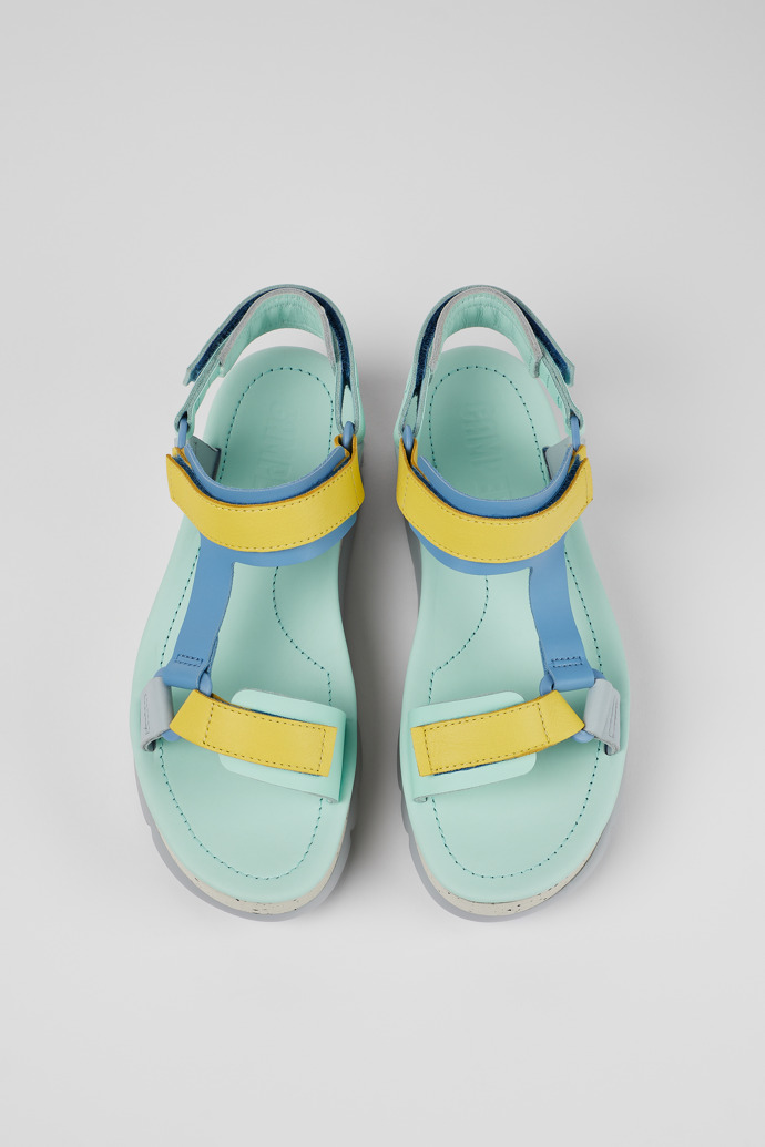 Neu Eingetroffen Camper Oruga Up - Mehrfarbige Ledersandalen für Damen