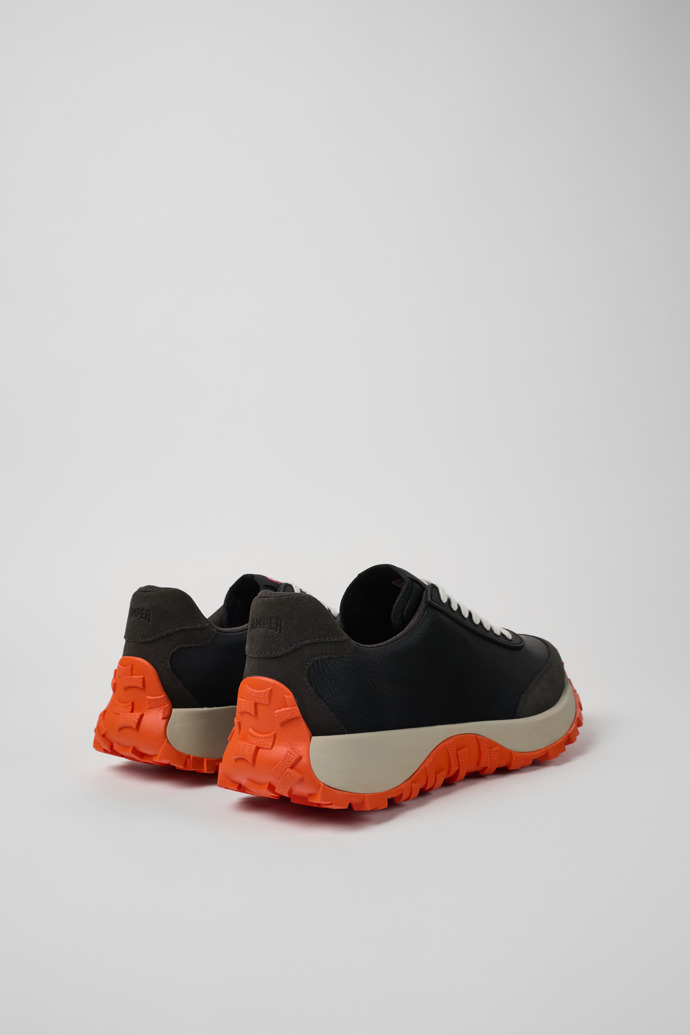 Neu Eingetroffen Camper Drift Trail VIBRAM - Schwarzer Herrensneaker aus Textil und Nubukleder