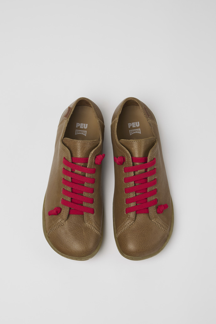 Neu Eingetroffen Camper Peu - Brauner Lederschuh für Damen