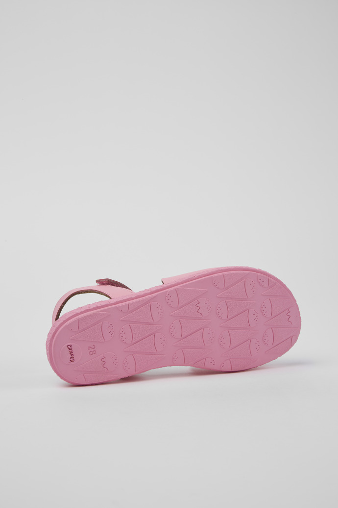 Neu Eingetroffen Camper Twins - Rosafarbene Ledersandalen