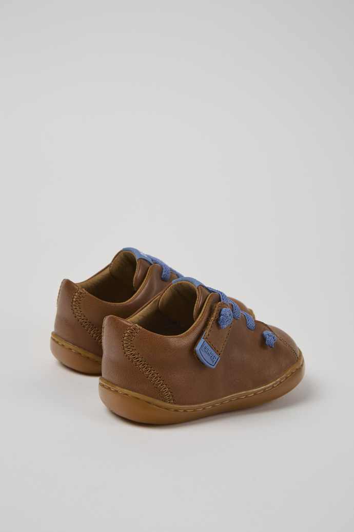 Neu Eingetroffen Camper Peu - Brauner Kinderschuh aus Leder.
