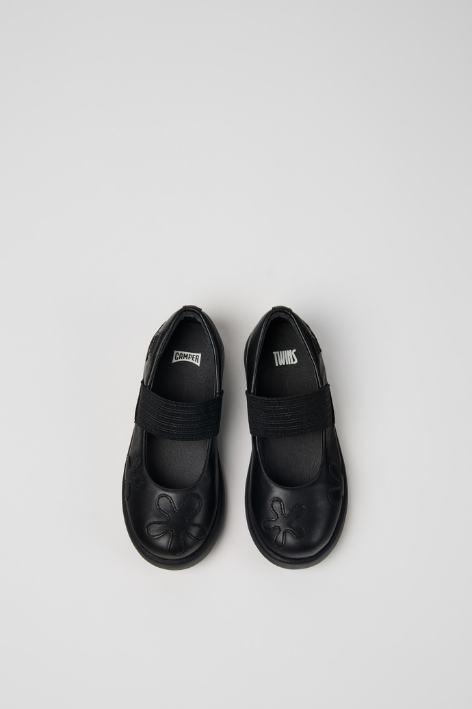 Neu Eingetroffen Camper Twins - Schwarzer Kinderschuh aus Leder