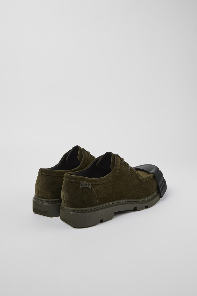 Neu Eingetroffen Camper Junction - Grüner Wallabee-Herrenschuh aus Nubukleder