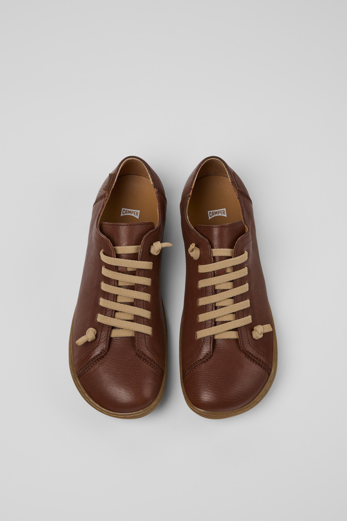 Neu Eingetroffen Camper Peu - Brauner Lederschuh für Damen.