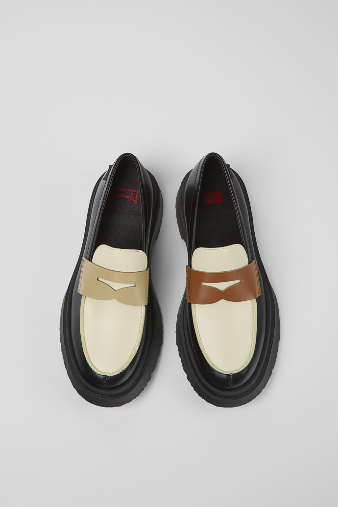 Neu Eingetroffen Camper Twins - Mehrfarbiger Damenloafer aus Leder
