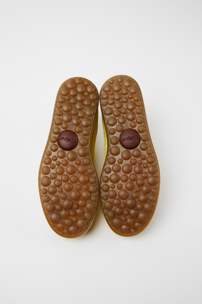 Neu Eingetroffen Camper Pelotas - Gelber Damensneaker aus Nubukleder