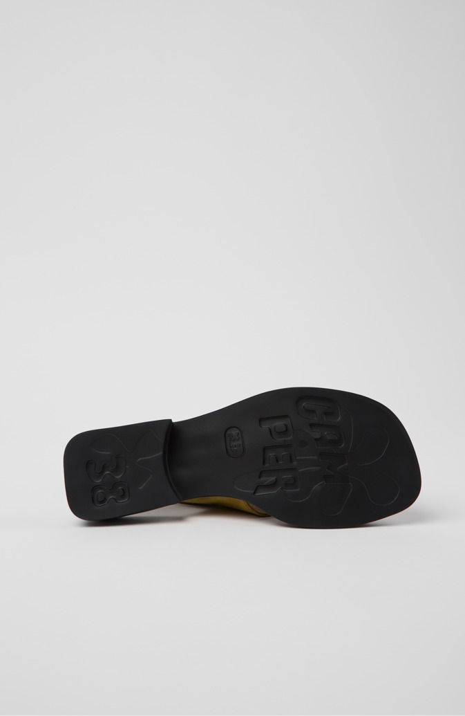 Neu Eingetroffen Camper Dana - Grüne Sandalen aus Nubukleder für Damen.