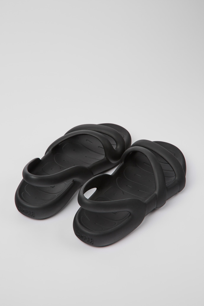 Neu Eingetroffen Camper Kobarah Flat Wide - Schwarze Sandalen EXTRALIGHT für Herren.