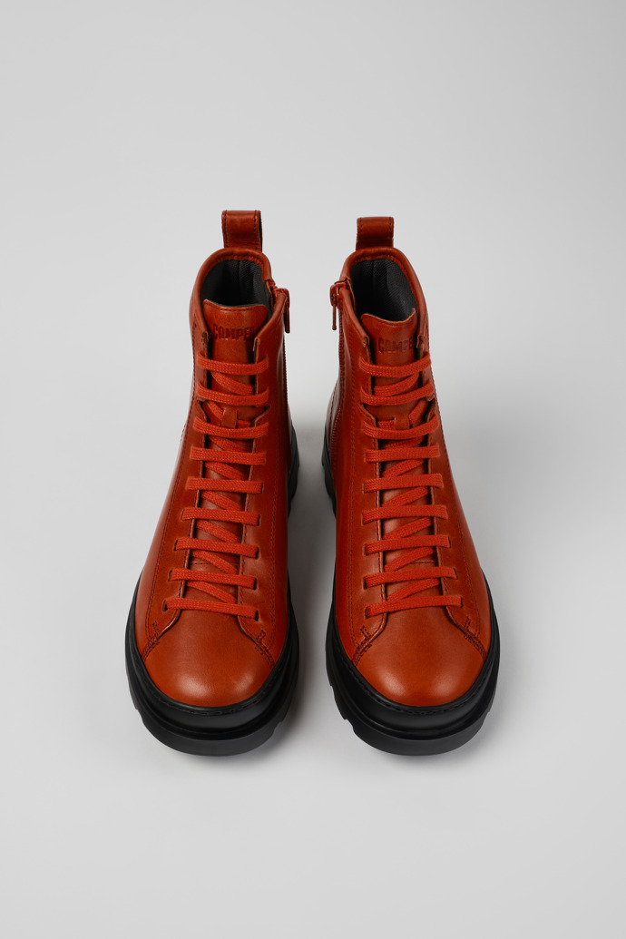 Neu Eingetroffen Camper Brutus - Roter Damenschnürstiefel aus Leder