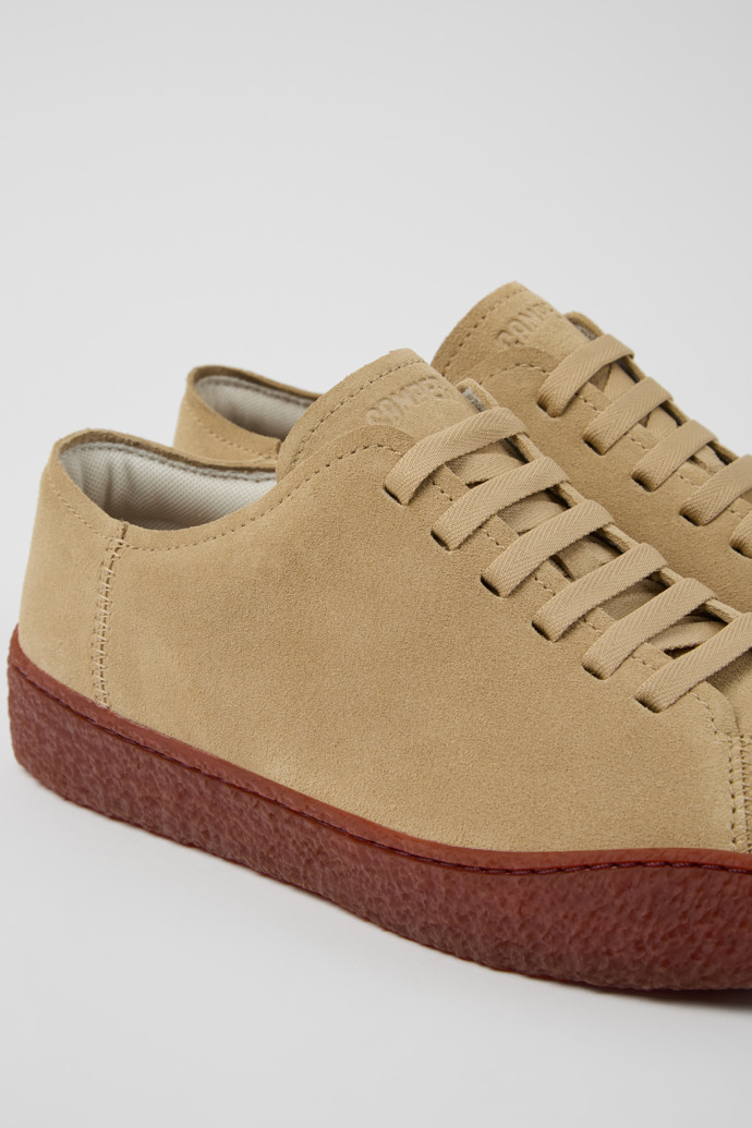 Neu Eingetroffen Camper Peu Terreno - Beiger Herrenschuh aus Nubukleder.
