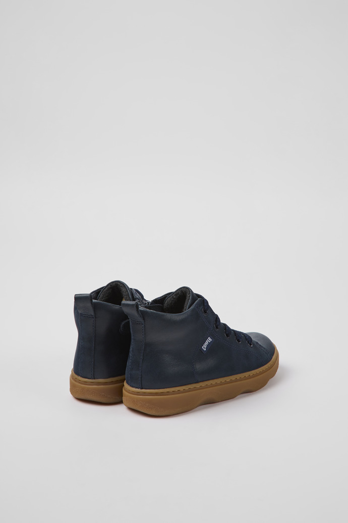 Neu Eingetroffen Camper Kiddo - Blaue Kinderstiefelette aus Leder.