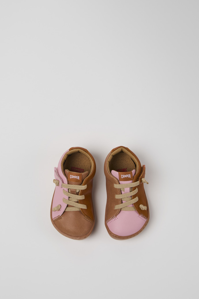 Neu Eingetroffen Camper Twins - Mehrfarbige Kinderschuhe aus Leder.
