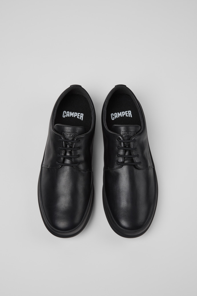 Neu Eingetroffen Camper Chasis - Schwarzer Herrenschuh aus Leder.