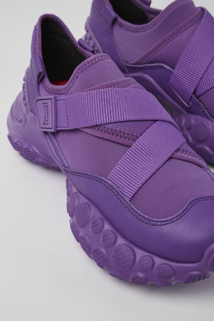 Neu Eingetroffen Camper Pelotas Mars - Violette Damensneaker aus Textil/Leder