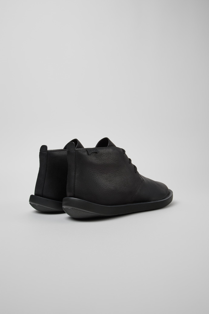 Neu Eingetroffen Camper Wagon - Schwarze Lederstiefelette für Herren.