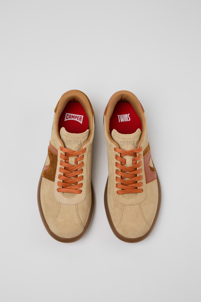 Neu Eingetroffen Camper Twins - Mehrfarbiger Damensneaker aus Nubukleder.