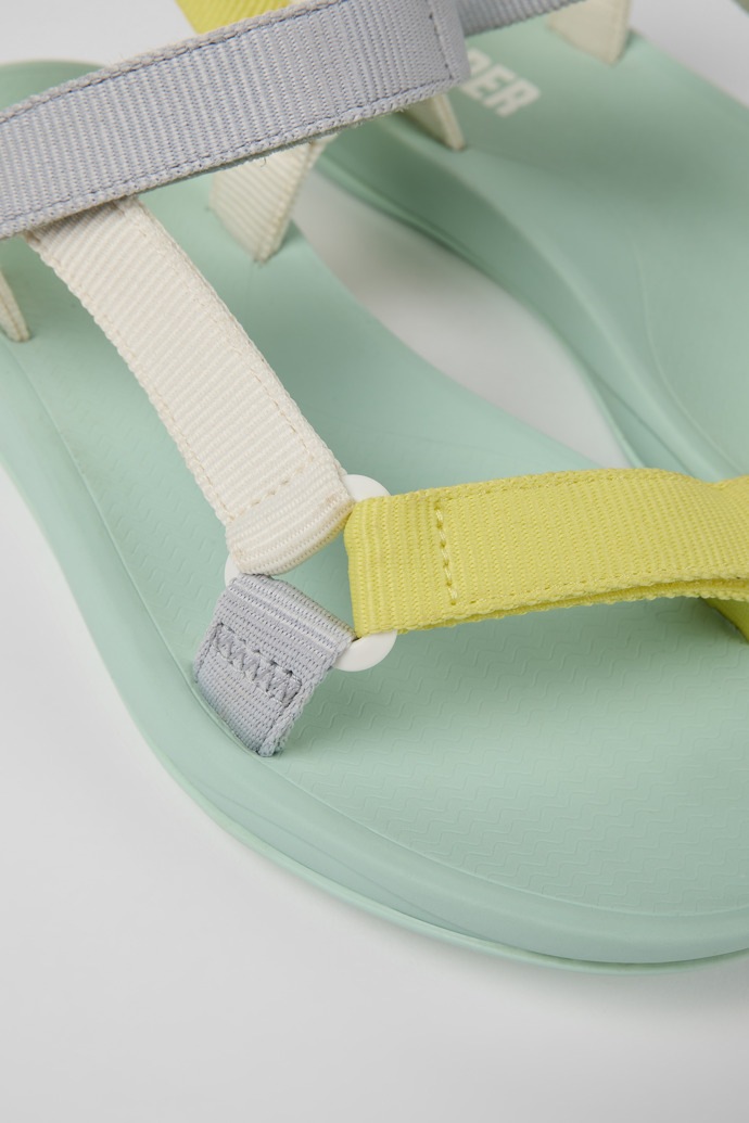 Neu Eingetroffen Camper Match - Mehrfarbige Damensandalen aus Textil