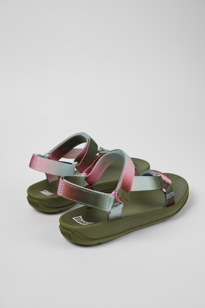 Neu Eingetroffen Camper Twins - Mehrfarbige Damensandalen aus Textil