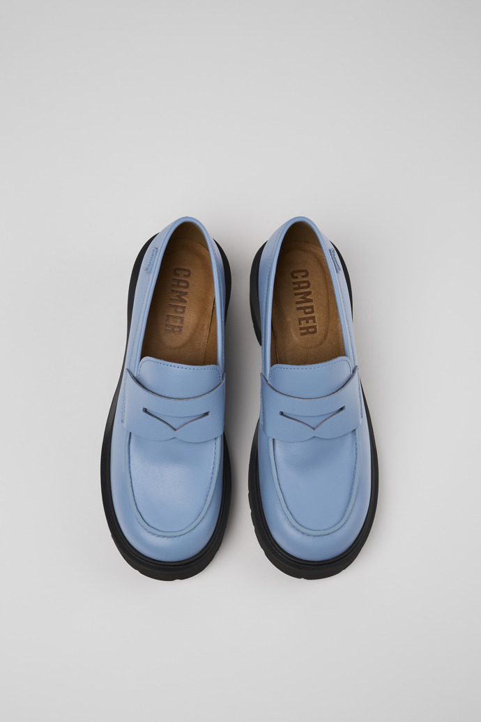 Neu Eingetroffen Camper Milah - Blaue Lederloafer für Damen