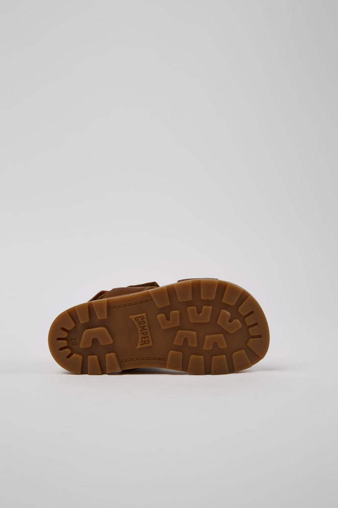 Neu Eingetroffen Camper Brutus Sandal - Braune Kindersandale aus Leder.