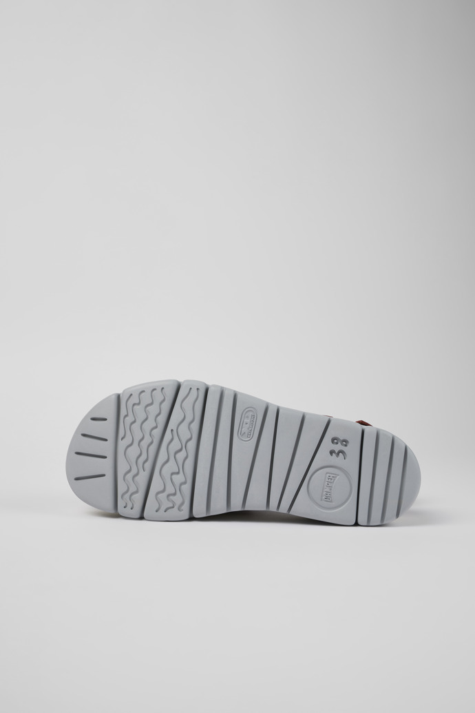 Neu Eingetroffen Camper Oruga Up - Rote Ledersandalen für Damen