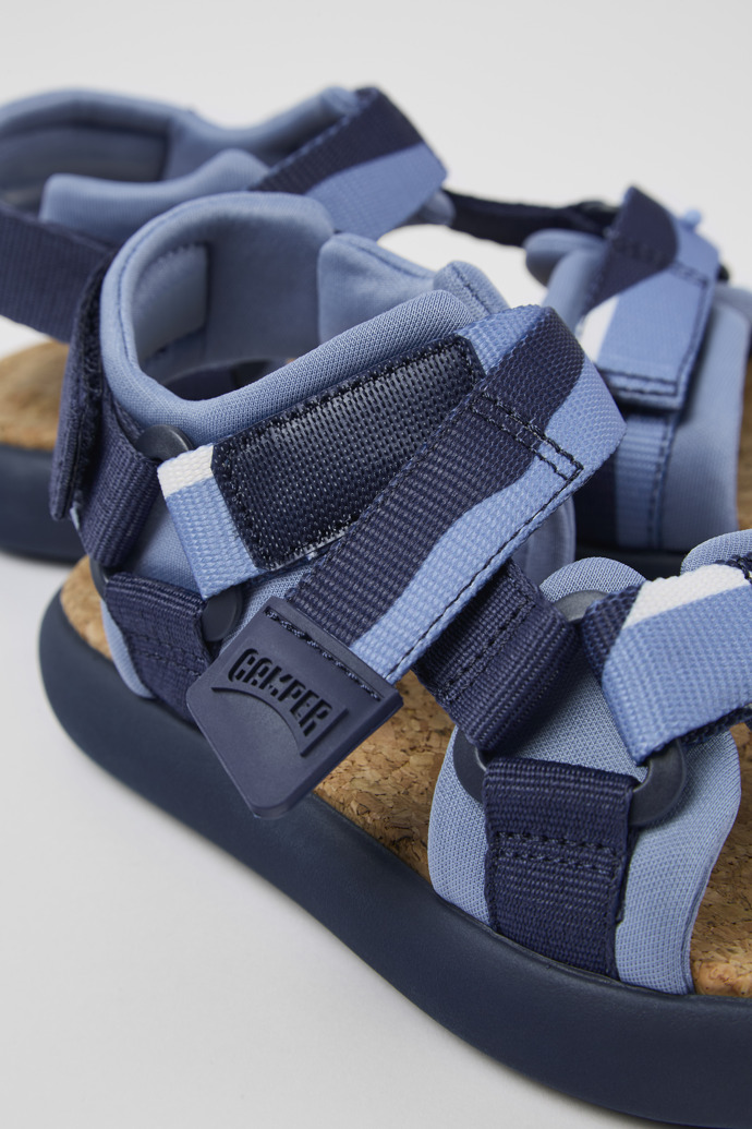 Neu Eingetroffen Camper Pelotas Flota - Blaue Textilsandalen