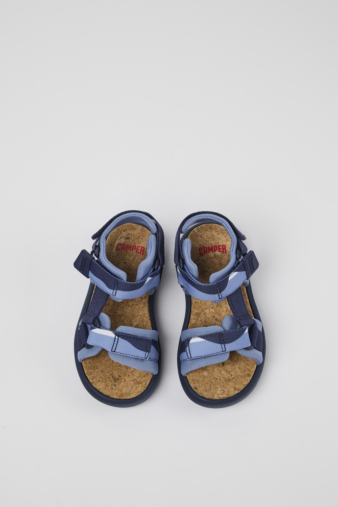 Neu Eingetroffen Camper Pelotas Flota - Blaue Textilsandalen