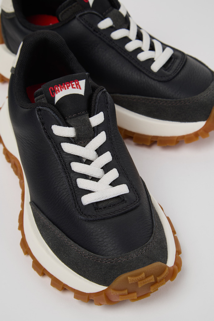 Neu Eingetroffen Camper Drift Trail - Mehrfarbige Kindersneaker aus Leder und Nubukleder.
