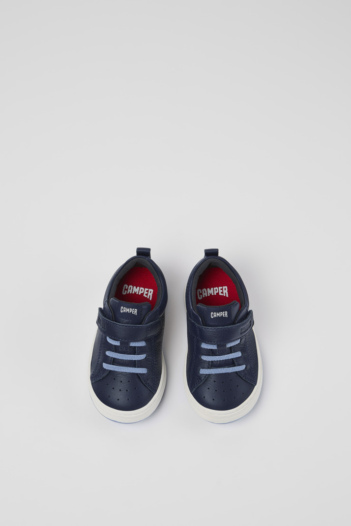Neu Eingetroffen Camper Runner - Blauer Ledersneaker