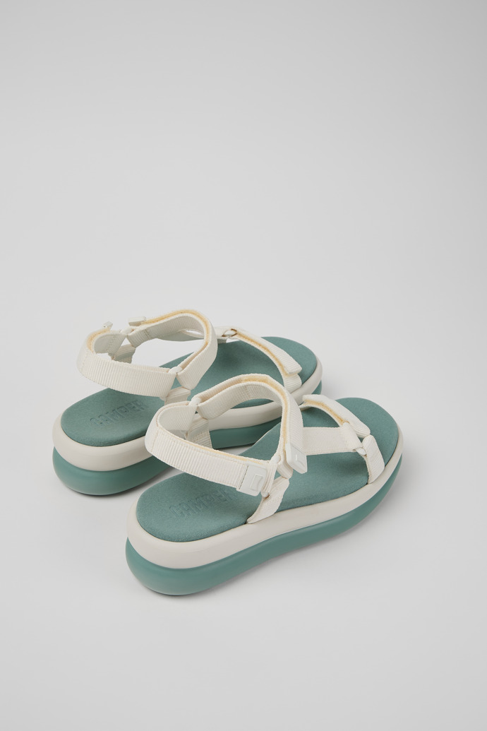 Neu Eingetroffen Camper Pelotas Flota Up - Weiße Sandale aus recyceltem PET für Damen.