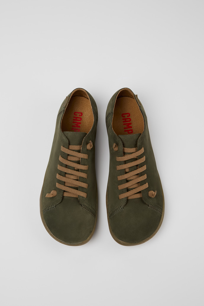 Neu Eingetroffen Camper Peu - Grüner Herrenschuh aus Nubukleder