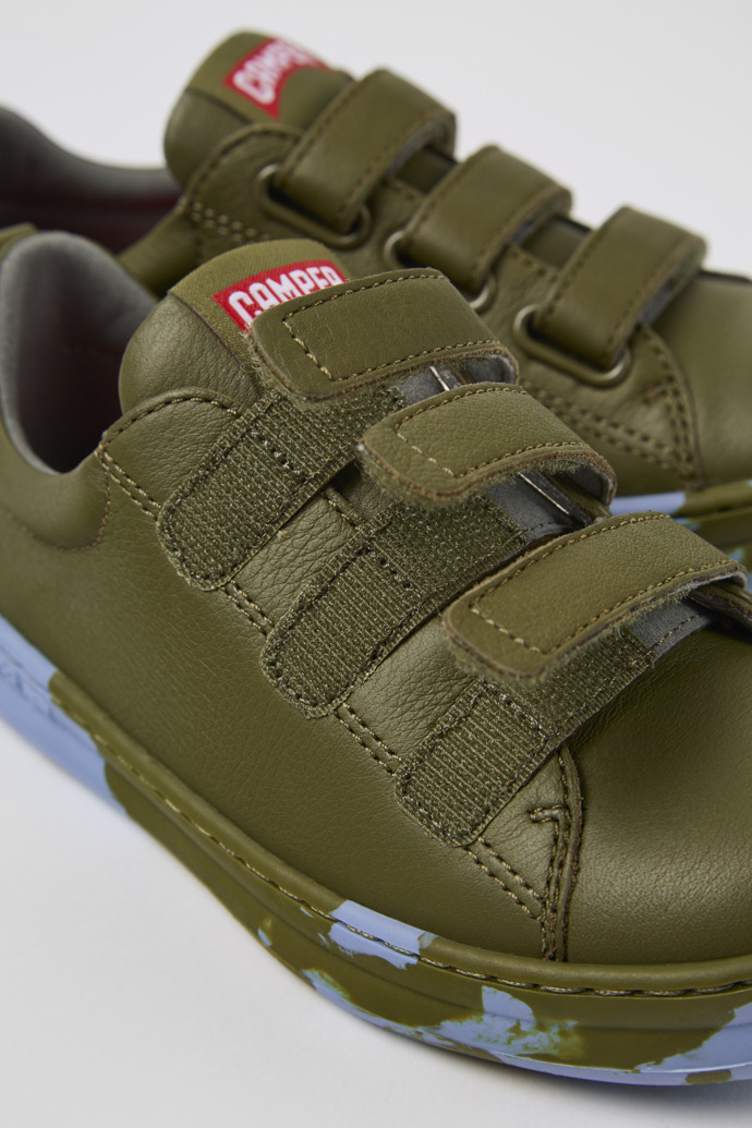 Neu Eingetroffen Camper Runner - Grüner Ledersneaker