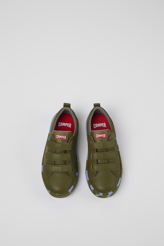 Neu Eingetroffen Camper Runner - Grüner Ledersneaker